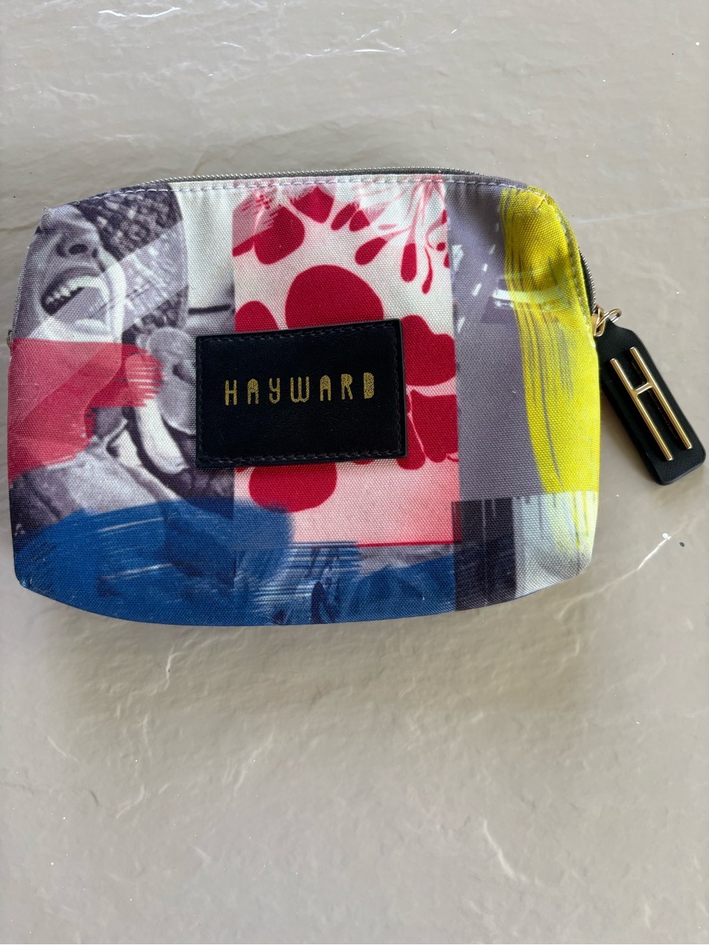 Hayward Multicolor Graphic Cosmetic Pouch
